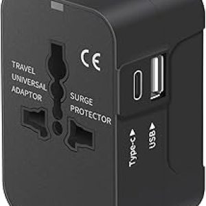 Travel Adapter with USB C