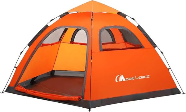 Moon Lence Instant Pop Up Tent Family Camping Tent